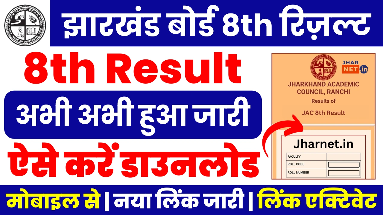 JAC 8th Class Result 2024 Check Now [Download PDF]