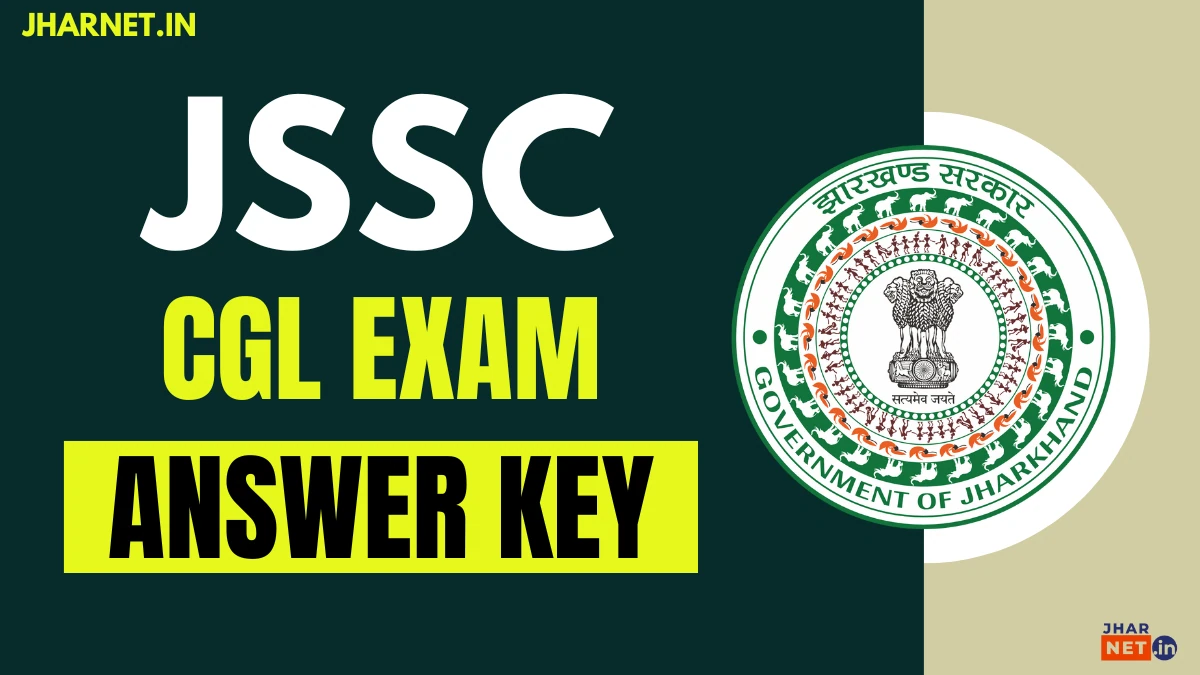 JSSC CGL Answer Key 2024 PDF