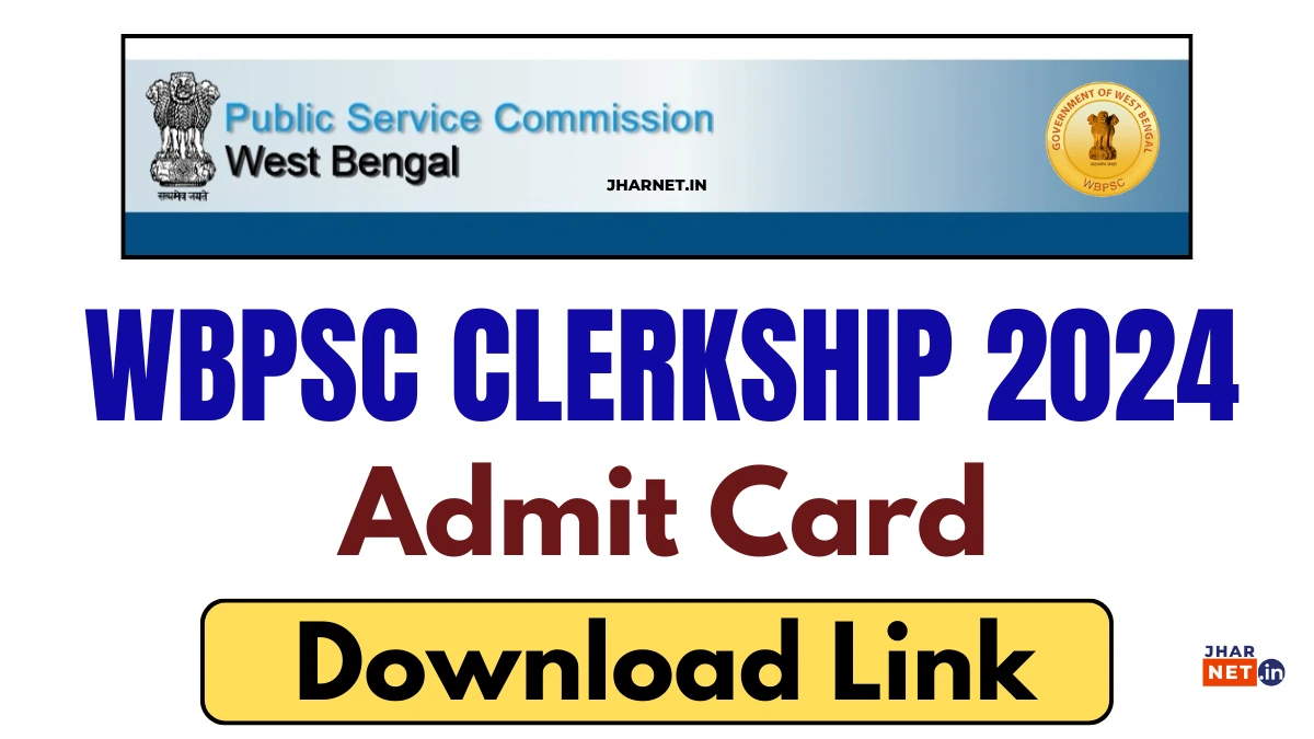 WBPSC Clerkship Exam Admit Card 2024
