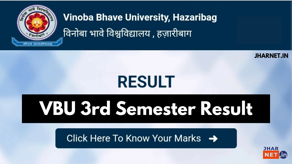 VBU Hazaribagh Semester 3 Result 2024