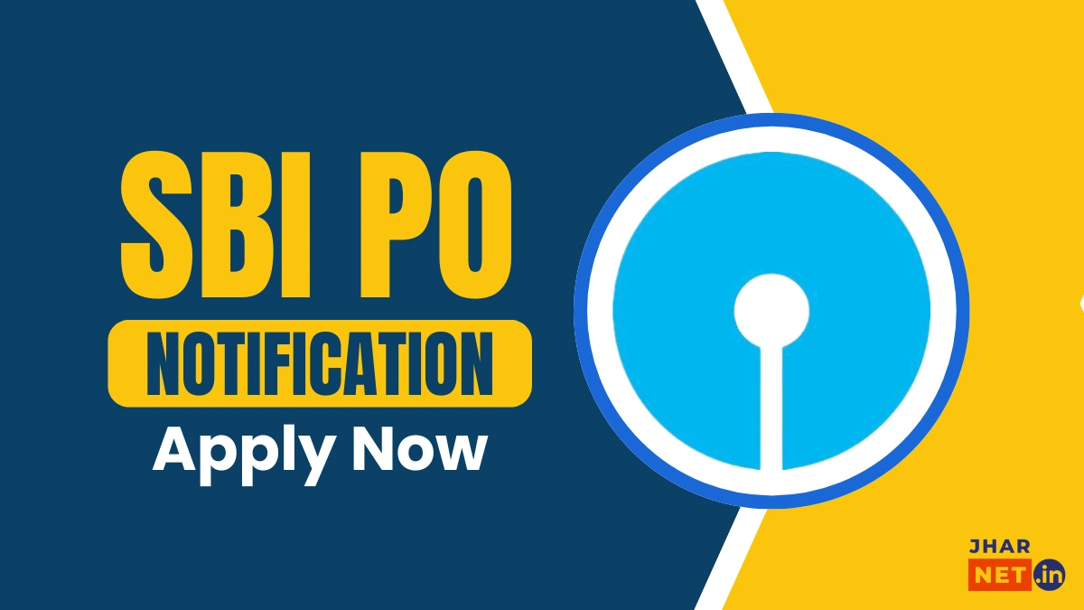State Bank of India SBI PO Recruitment 2025 Notification