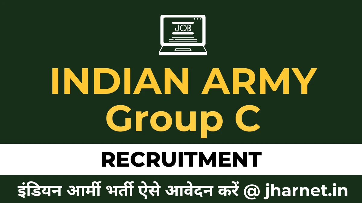 Indian Army Group C Recruitment 2025 Notification