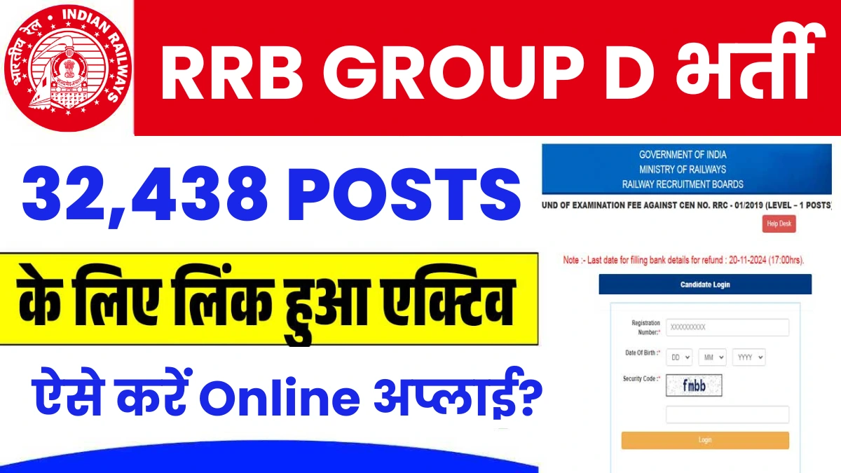 RRB Group D New Vacancy 2025 Notification