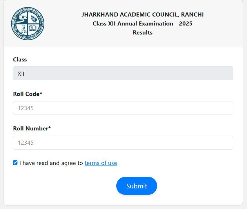 Digilocker JAC 12th Result 2025 Check