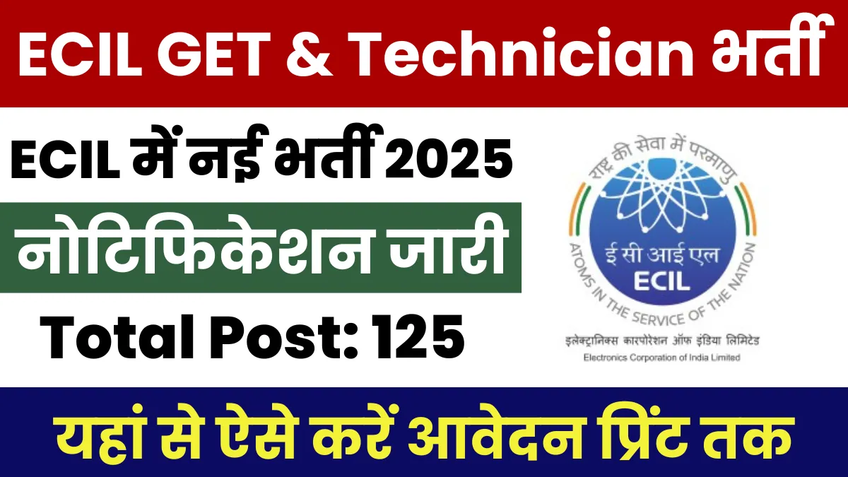 ECIL Vacancy 2025 Apply Online