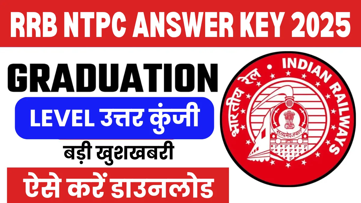 RRB NTPC Graduate Level Answer Key 2025