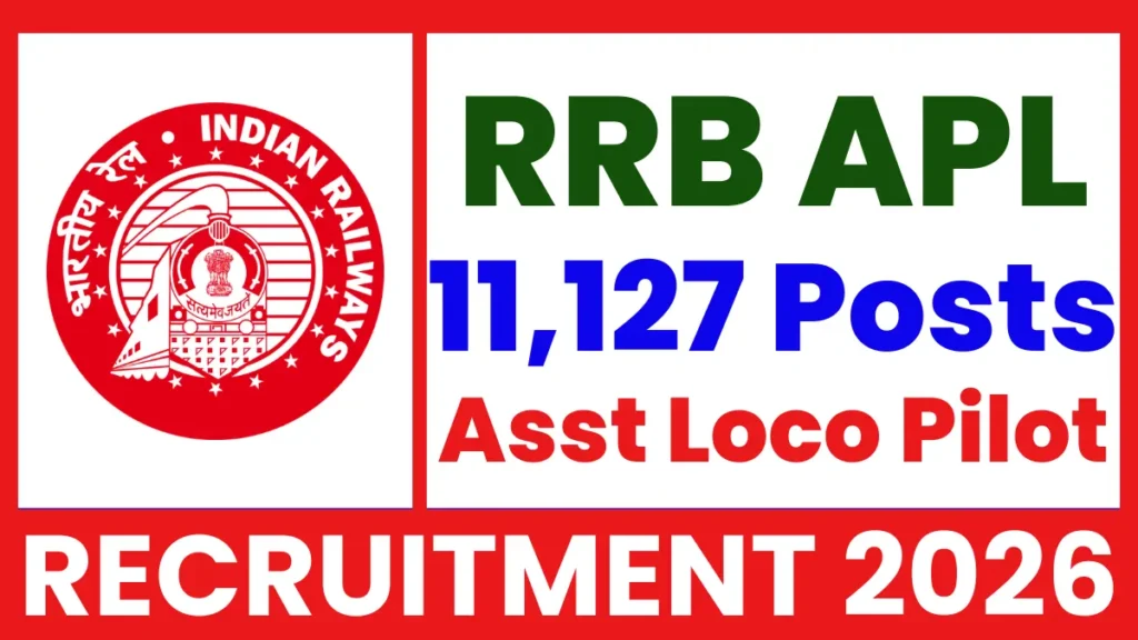 RRB Assistant Loco Pilot Vacancy Notification 2026